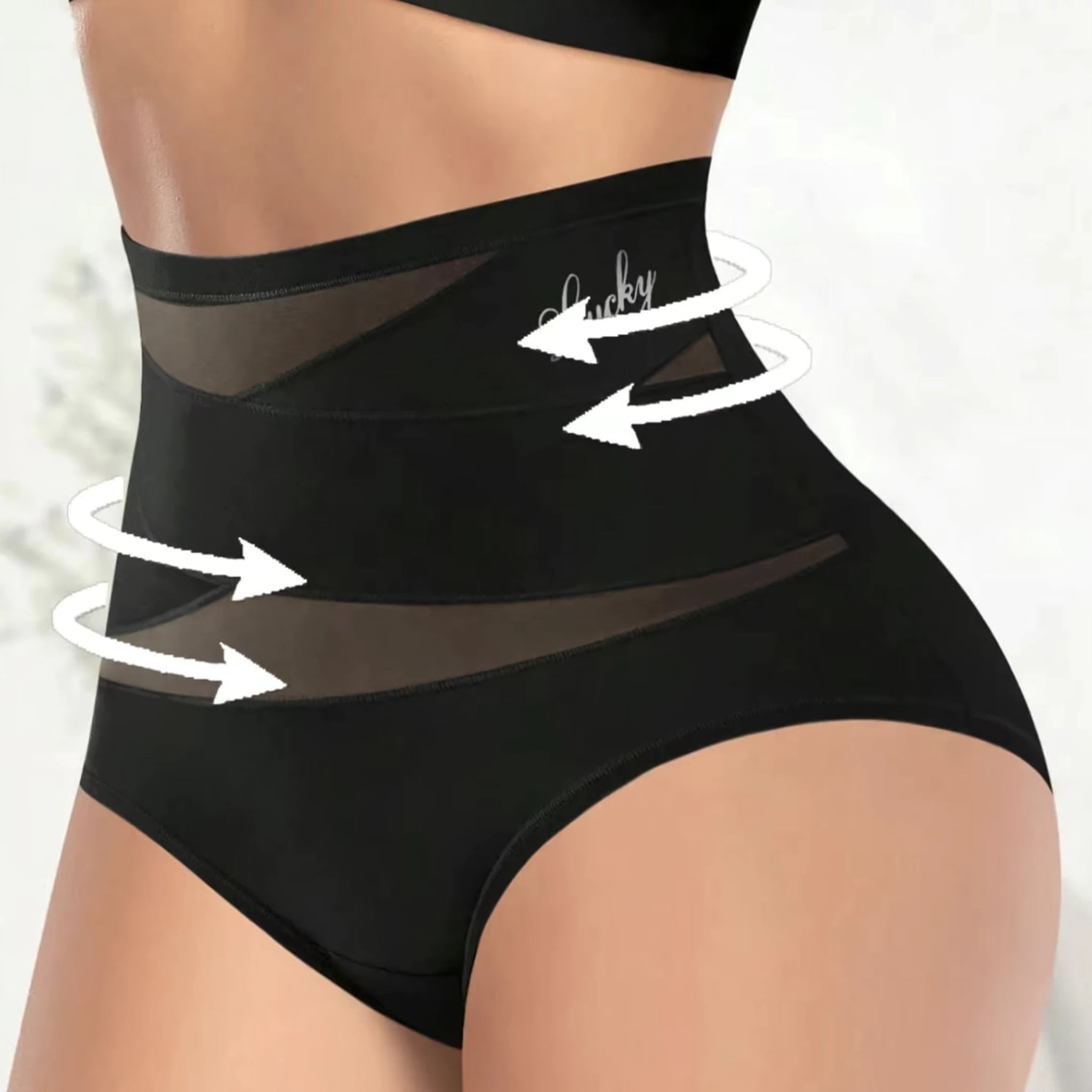 Tummy Control Shapewear Panties for Women-High Waisted Body Shaper Underwear Seamless Shapewear Panty Girdle (12 PCS)