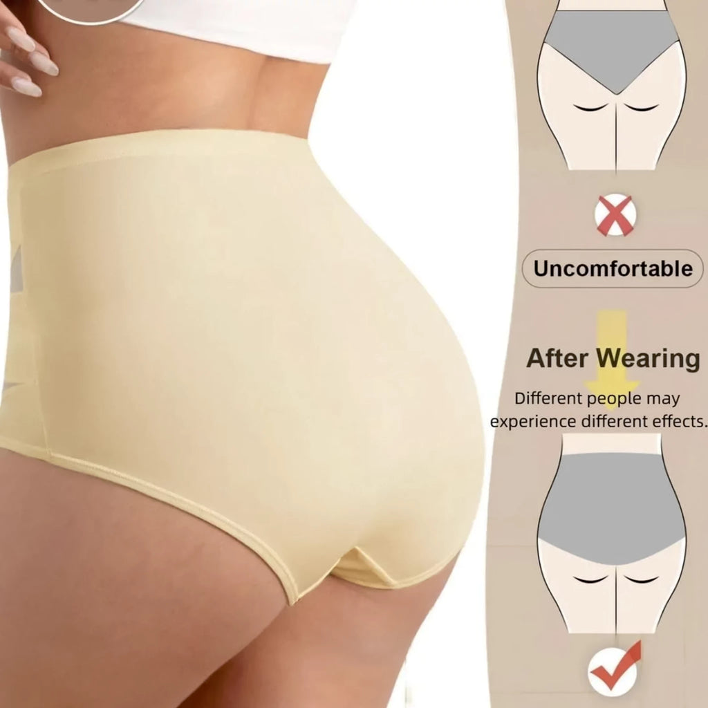 Tummy Control Shapewear Panties for Women-High Waisted Body Shaper Underwear Seamless Shapewear Panty Girdle (12 PCS)